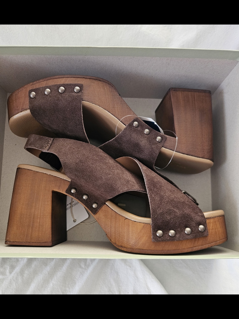 ✨ NWT In Box - Verderosmarino Made in Tuscany Platform Sandals – Size 8 ✨